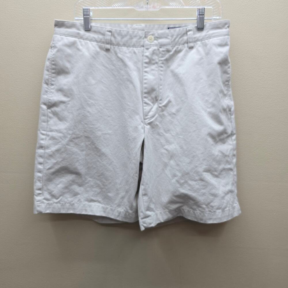 Vineyard Vines Club Short 8.5" Inseam Khaki Chino Shorts Size 34 Summer Beach